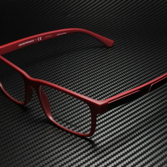 Emporio Armani Men's Matte Bordeaux Eyeglasses!